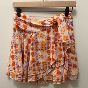Aerie Chiffon Wrap Skirt